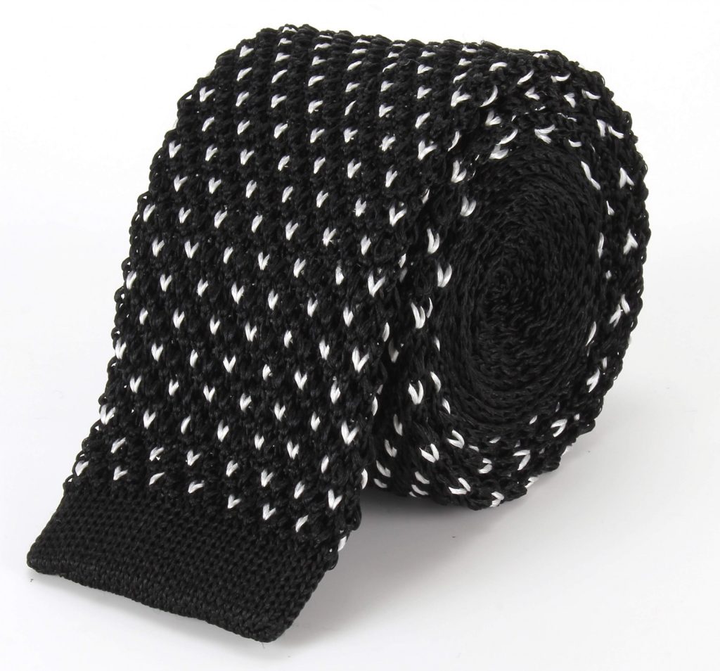 Silk Knit Tie | Grey main image 1